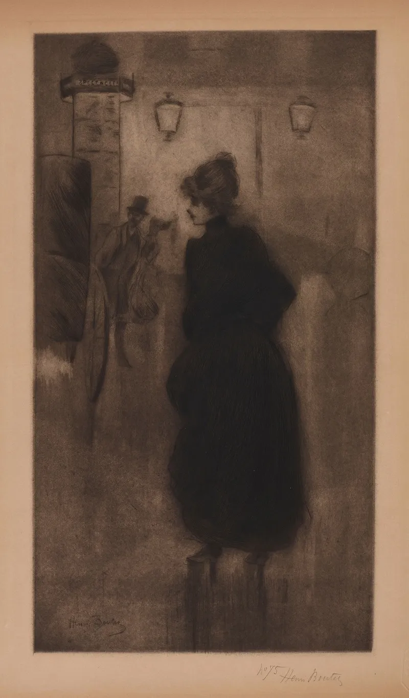 Parisienne 4 by Henri Boutet - Canvas Print