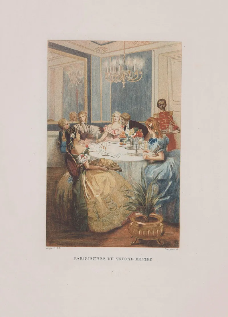 Parisiennes Du Second Empire by Albert Lynch - Canvas Print