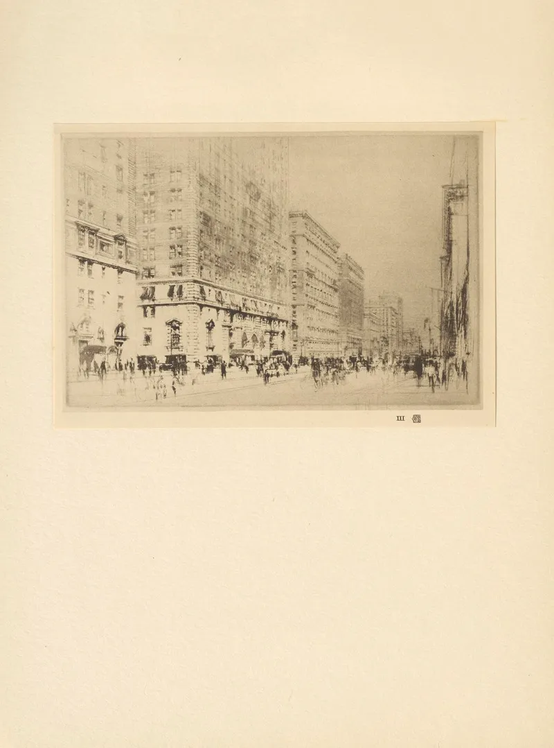 Park‎ ‎avenue‎ ‎new‎ ‎york by William Walcot - Canvas Print