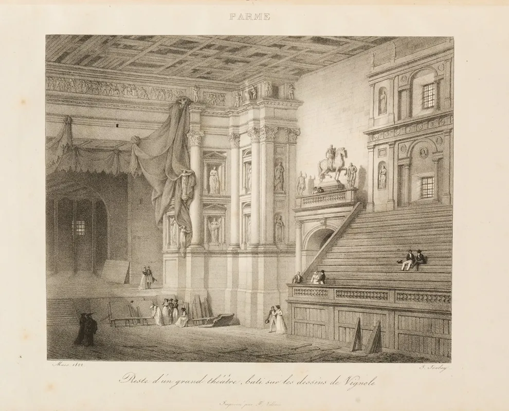 Parme by Jean-Baptiste Isabey - Canvas Print