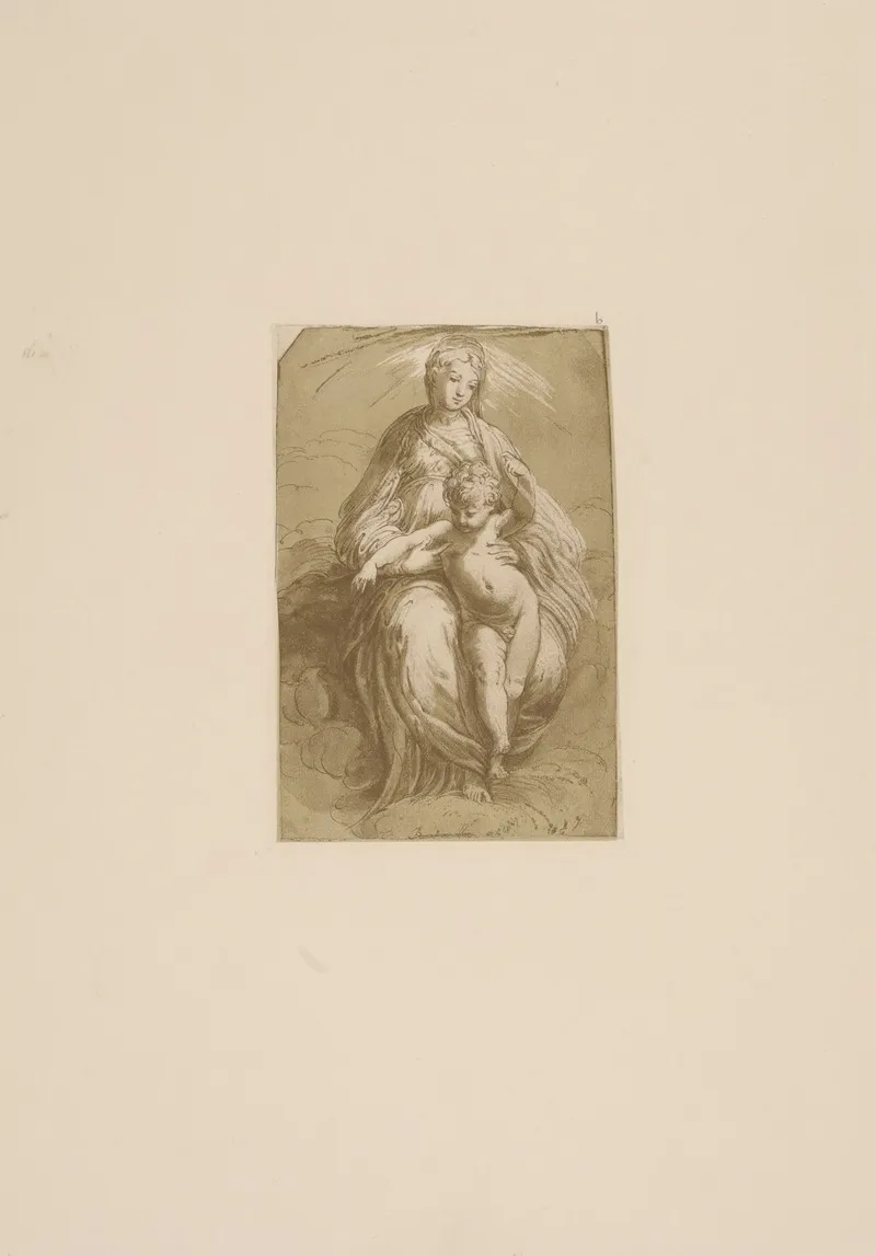 Parmigianino Madonna And Child by P. &amp; D. Colnaghi - Canvas Print
