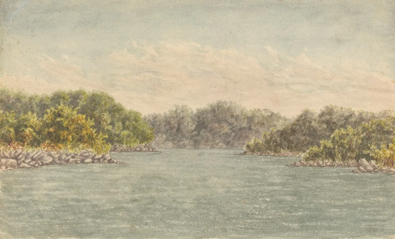 Parramatta River No 6 by George Sherriff - Canvas Print