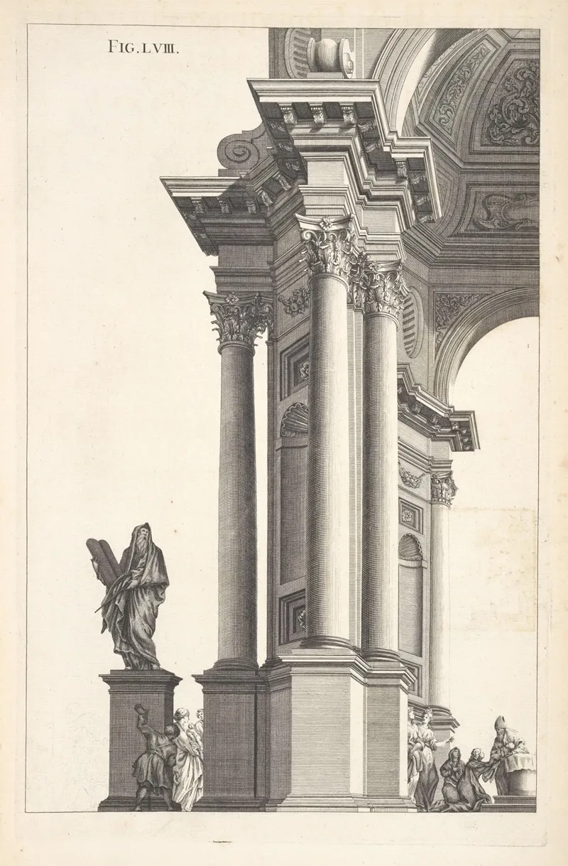 Part Of An Octangular Work Of The Corinthian Order