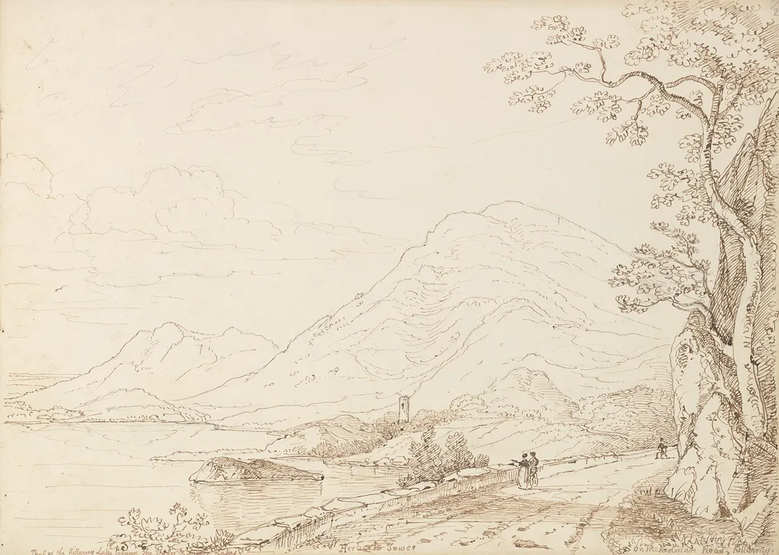 Part Of The Killarney Lake Between The Upper And Lower Lakes