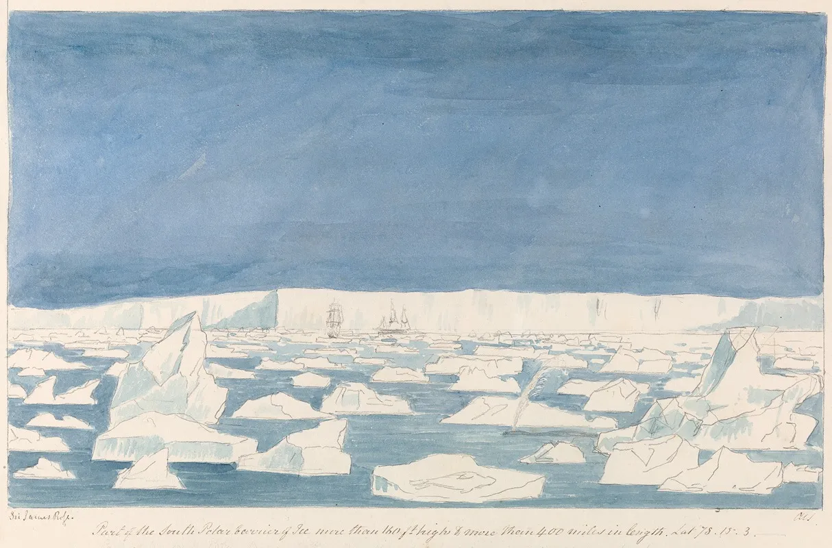 Part Of The South Pole Barrier To 180 Feet Above Sea Level 1000 Feet Thick And 450 Miles In Length 2