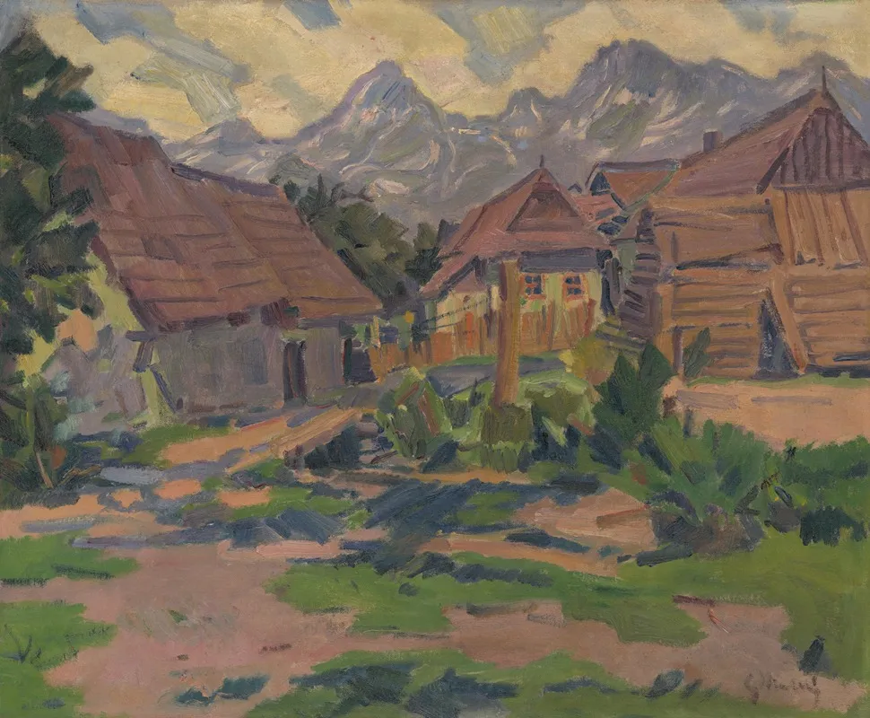 Partia Z Mengusoviec by Gustáv Mallý - Canvas Print