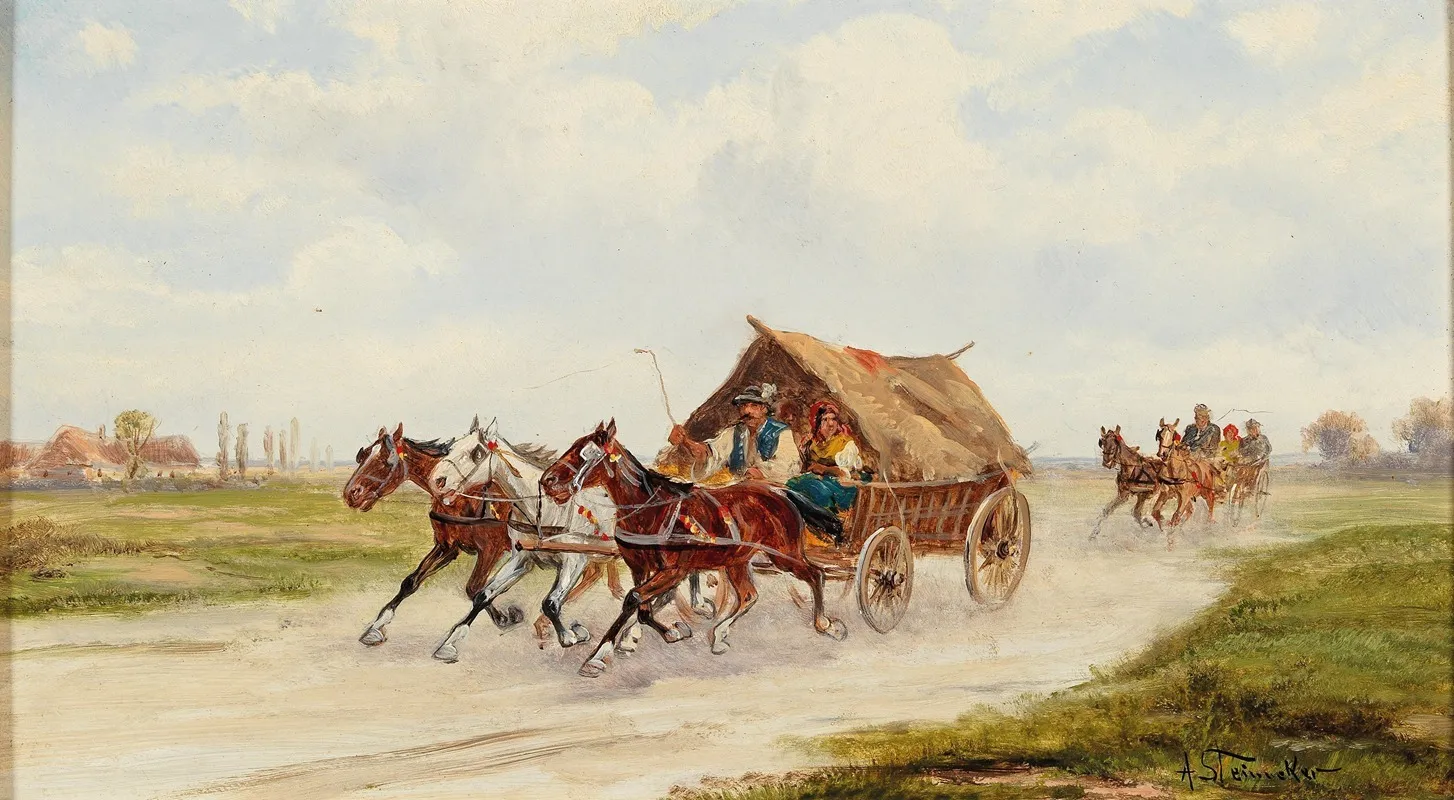 Partie Auf Der Landstrase