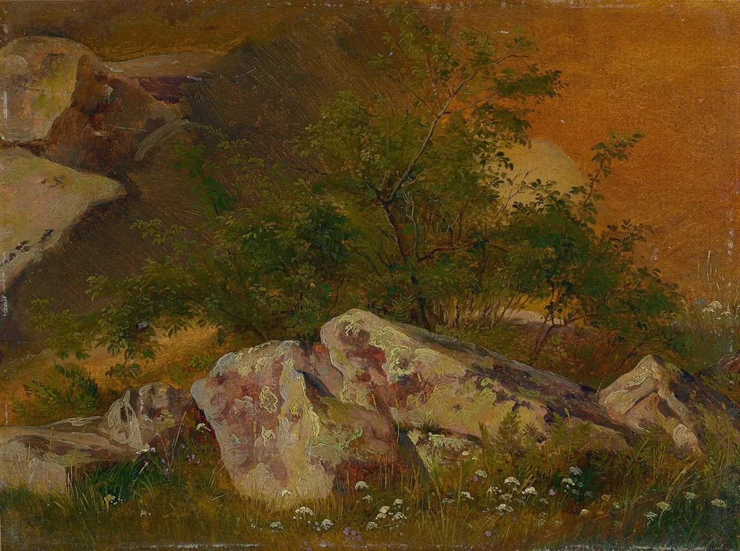 Partie Aus Dem Plauenschen Grund by Robert Kummer - Canvas Print