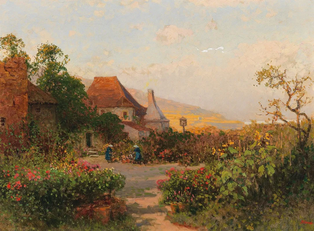 Partie In Der Wachau by Heinrich Tomec - Canvas Print