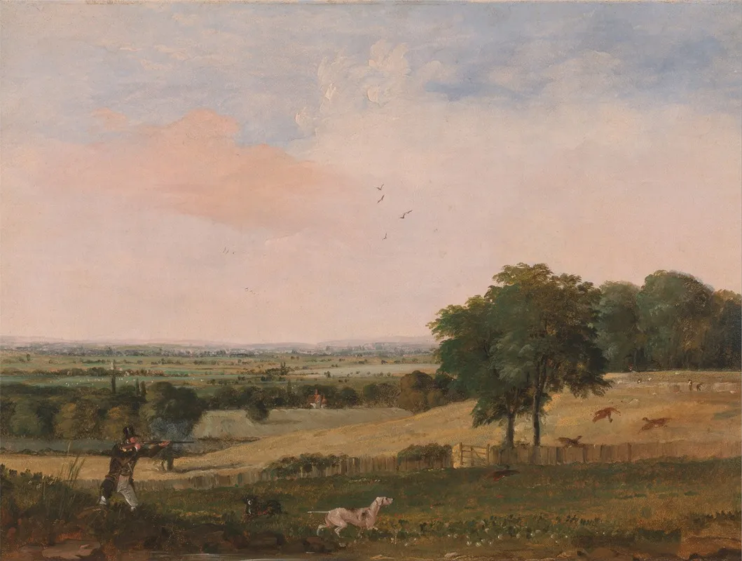 Partridge Shooting by Edward Duncan - Canvas Print