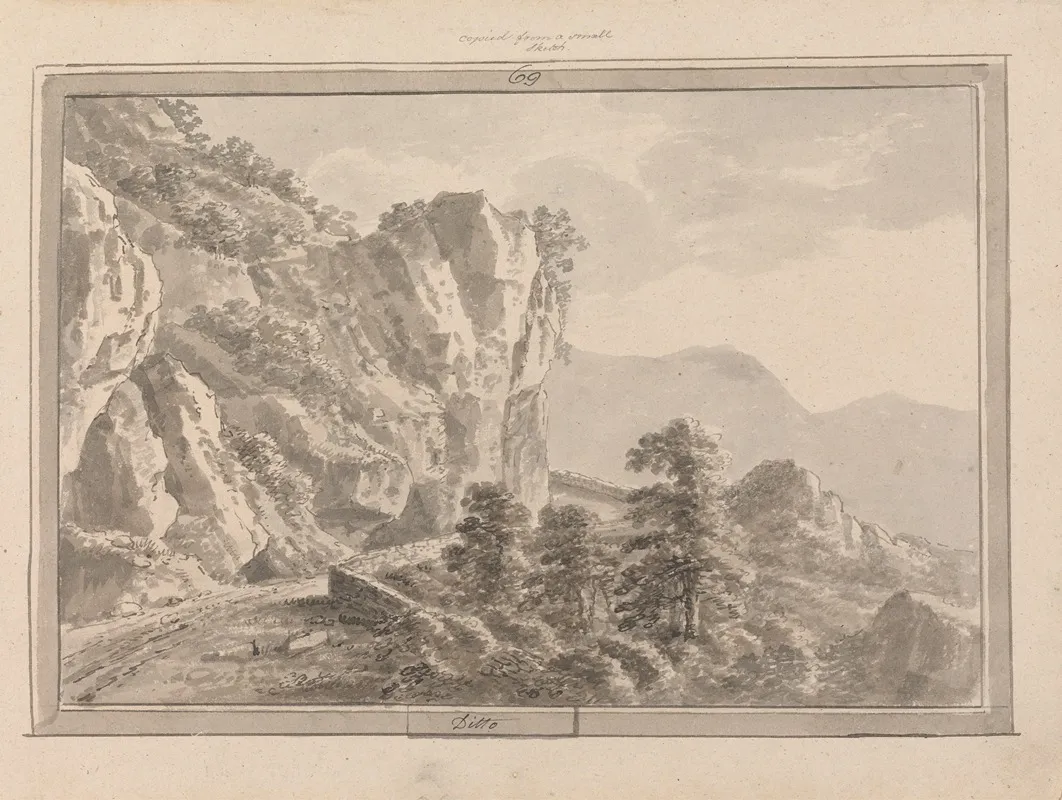 Pass Of Glyndiffis by Amos Green - Canvas Print
