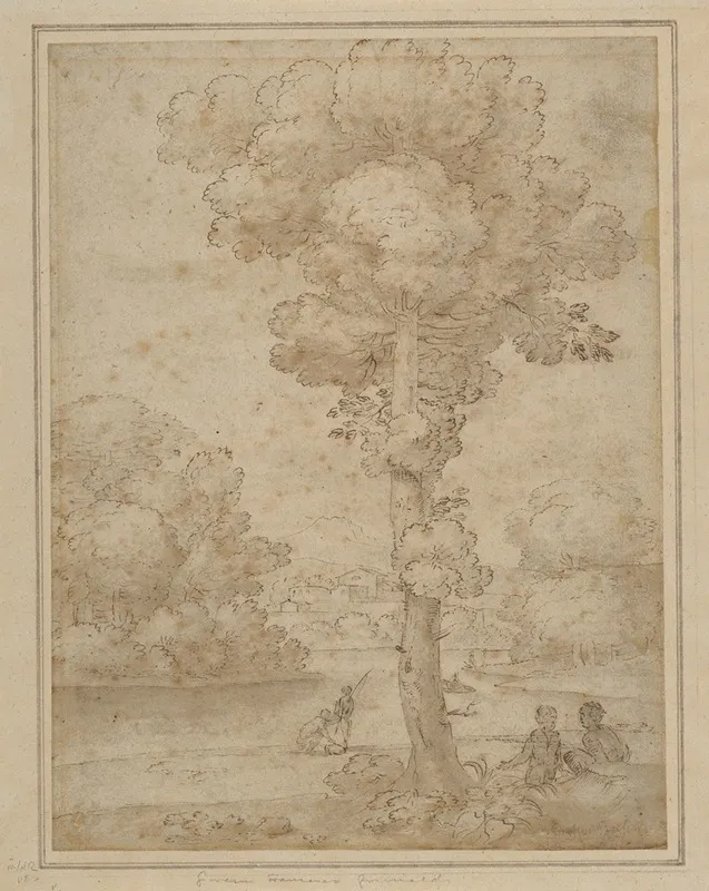Pastoral Scene 4 by Giovanni Francesco Grimaldi - Canvas Print