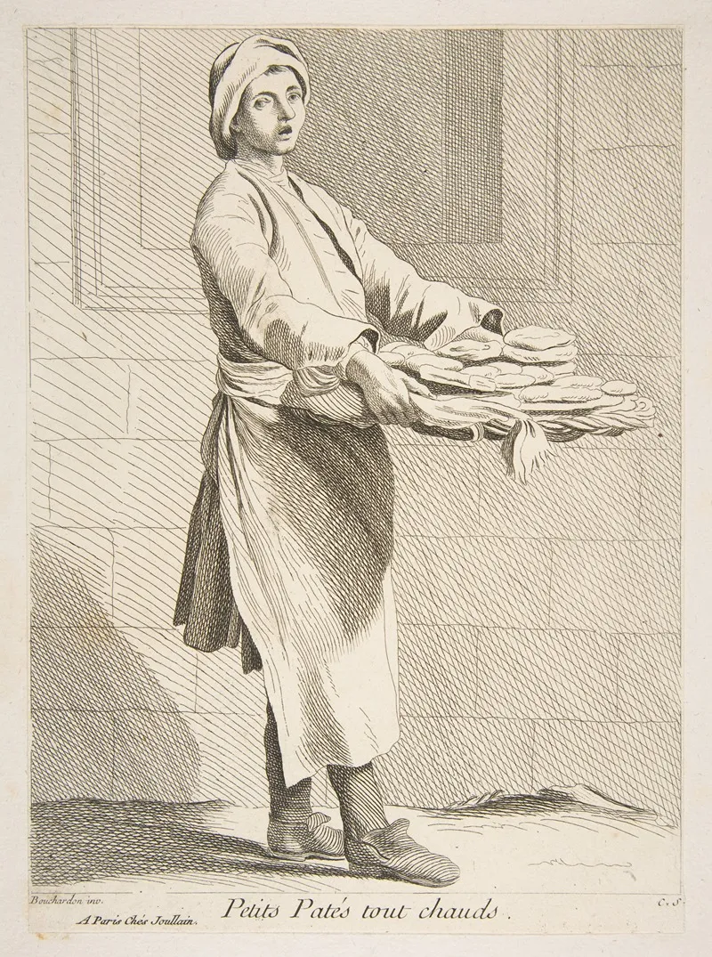 Pastry Seller by Edmé Bouchardon - Canvas Print