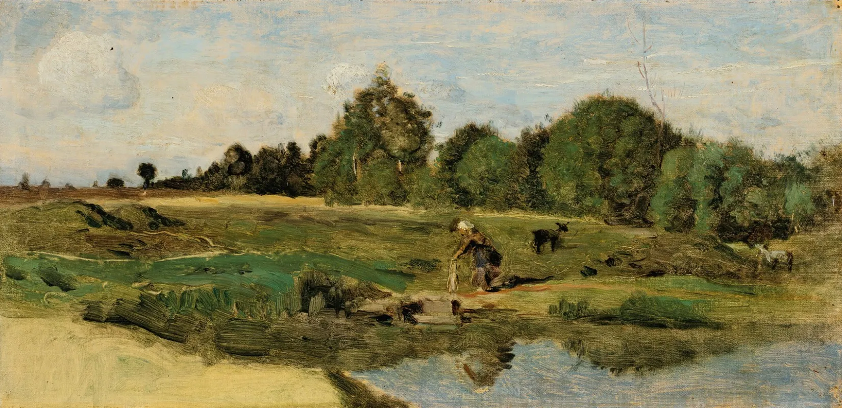 Pastures In The Sarthe