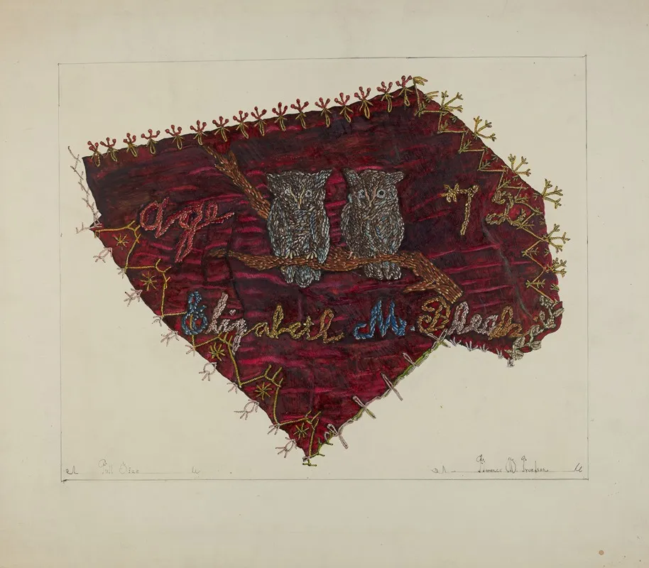 Patchwork Quilt 22 by Florence Truelson - Canvas Print