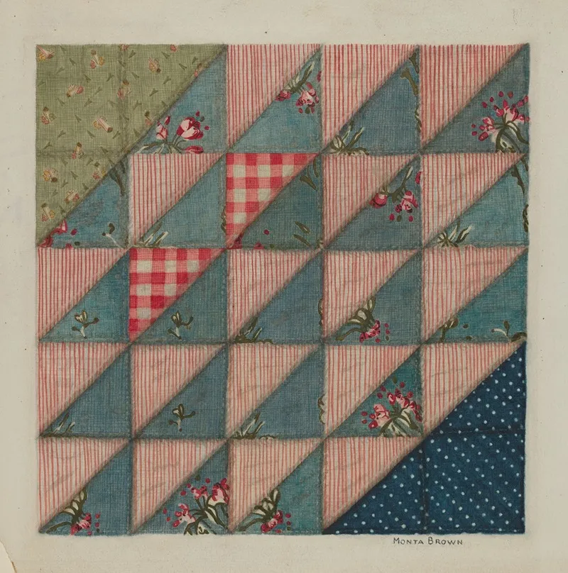 Patchwork Quilt 44