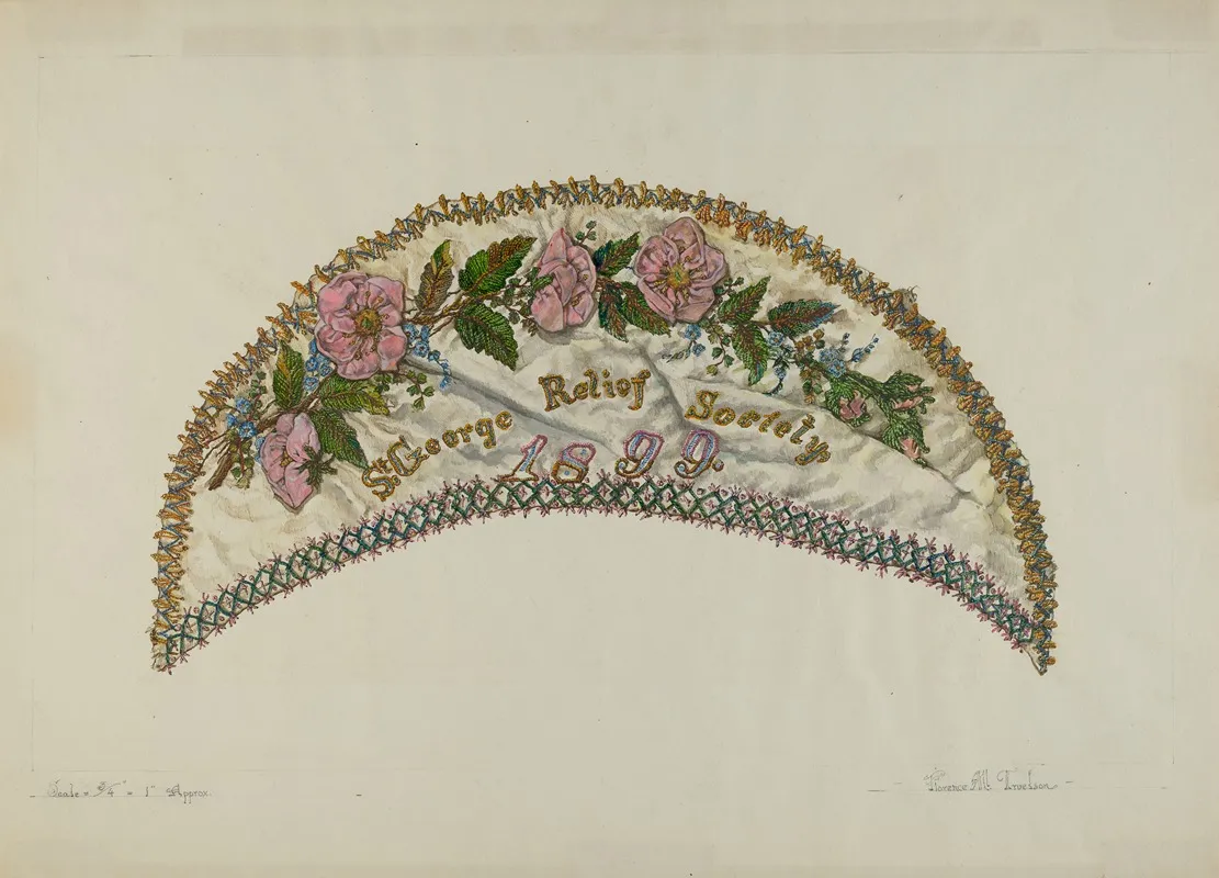 Patchwork Quilt Section 3 by Florence Truelson - Canvas Print