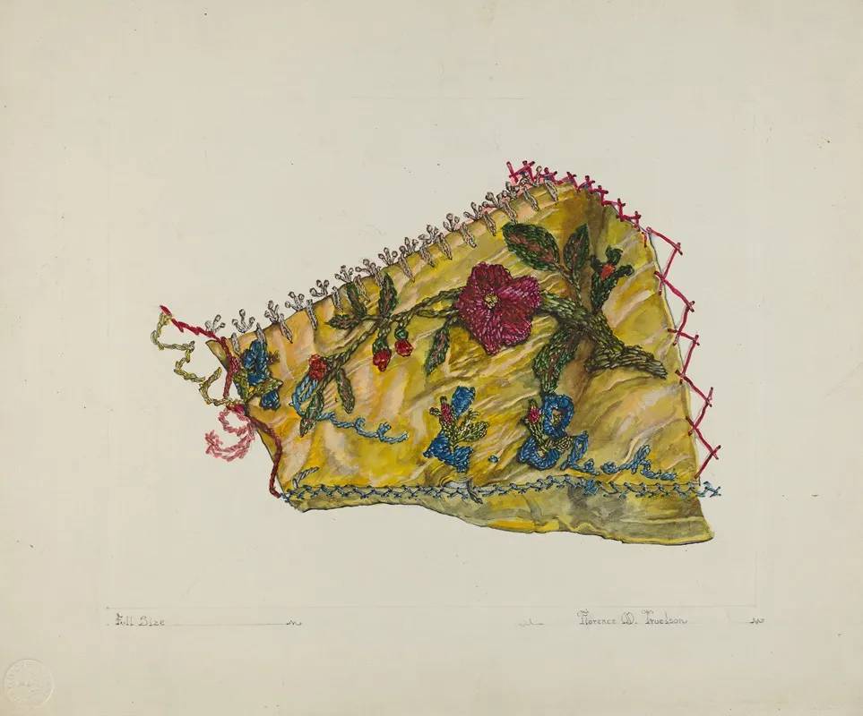 Patchwork Quilt Section 4 by Florence Truelson - Canvas Print