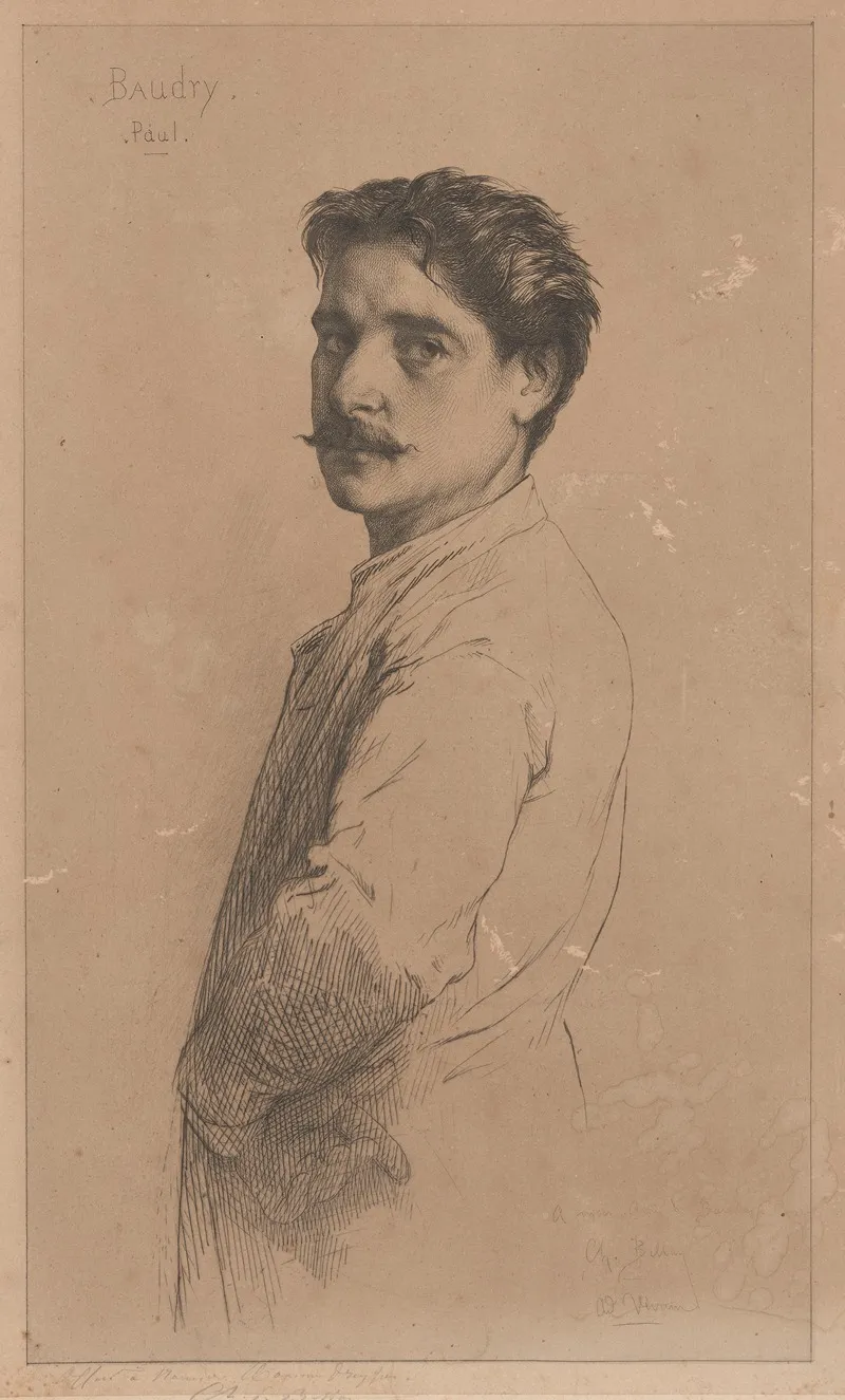 Paul Baudry by Charles Alphonse Paul Bellay - Canvas Print