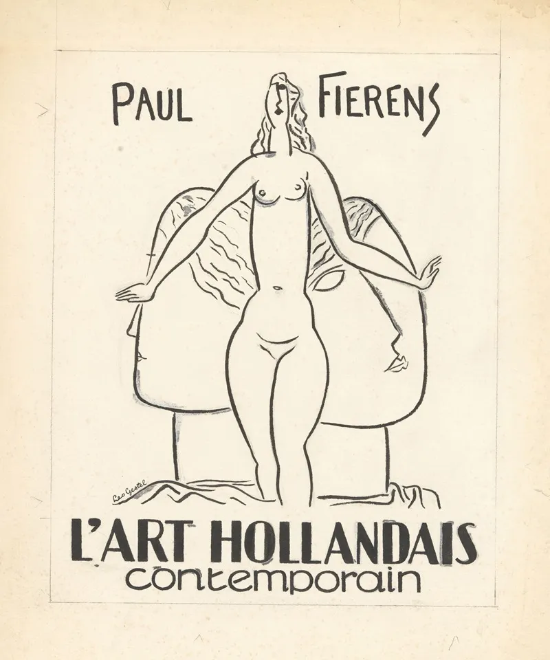 Paul Fierens Lart Hollandais Contemporain 4 by Leo Gestel - Canvas Print