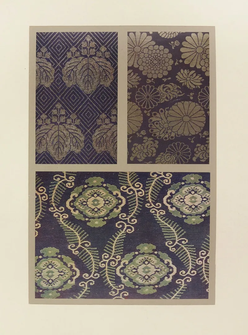 Paulownia Stylise Fleurs De Chrysantheme Stylisees Motifs Dornement