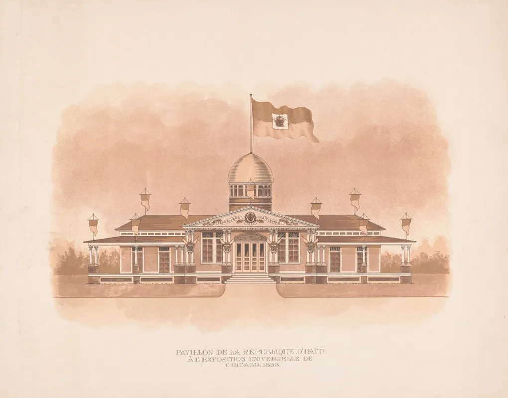 Pavillon De La Republique Dhaiti A Exposition Universelle De Chicago 1893