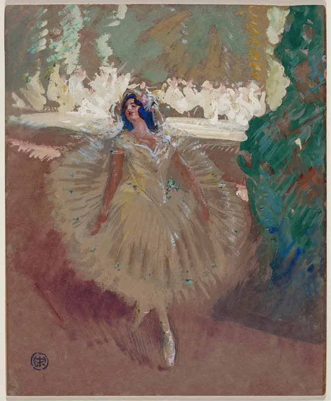 Pavlova by Henry Keller - Canvas Print