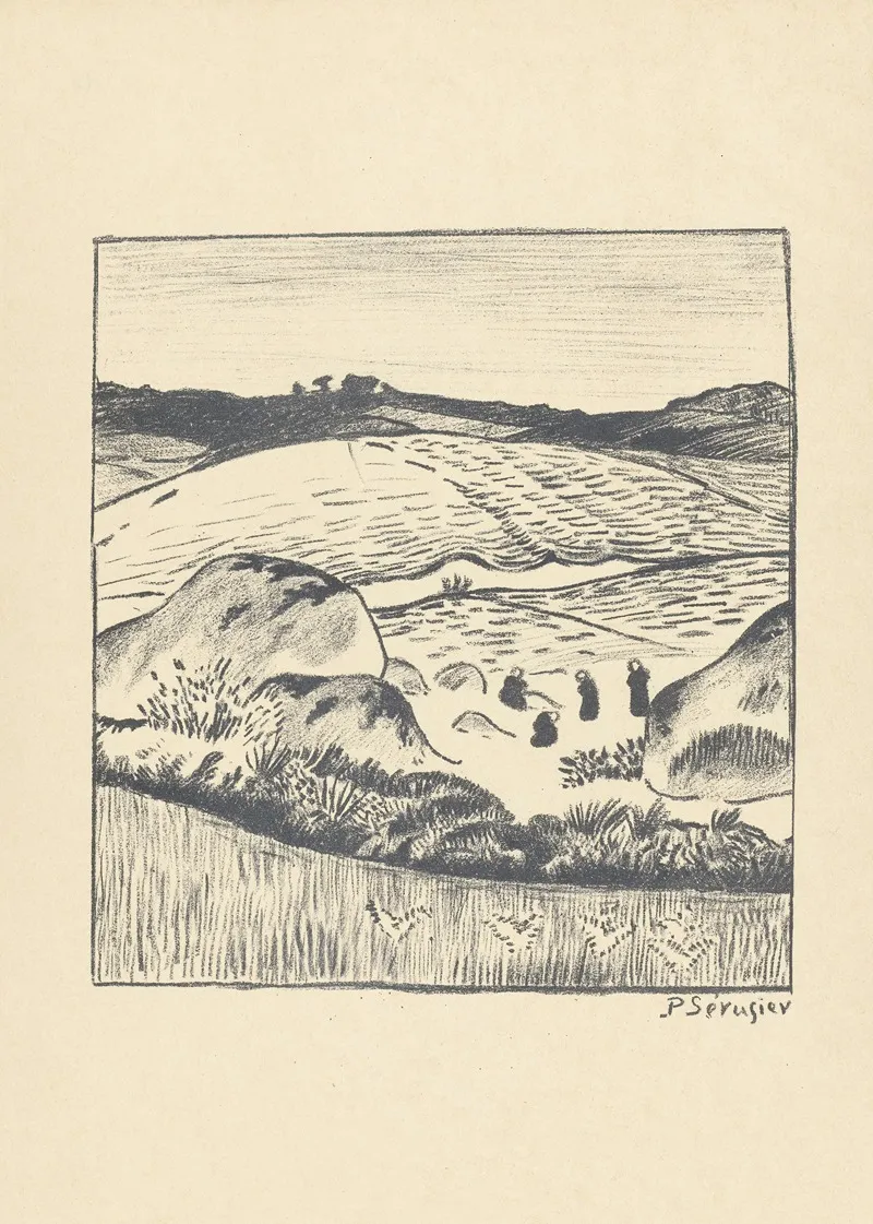 Paysage 100 by Paul Sérusier - Canvas Print