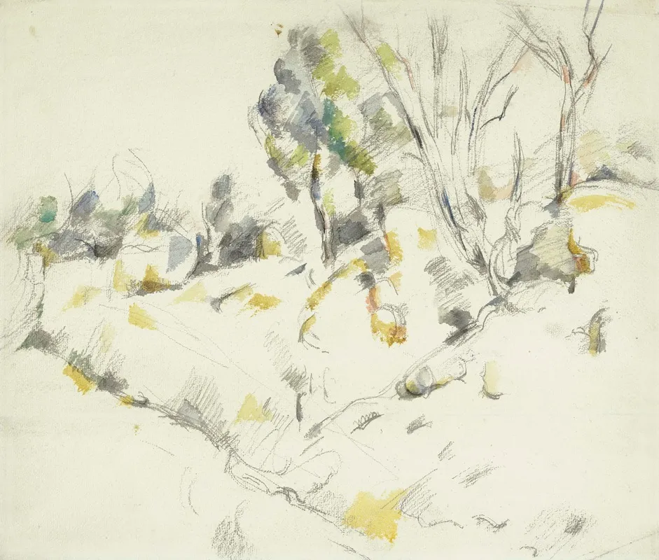 Paysage 22 by Paul Cézanne - Canvas Print