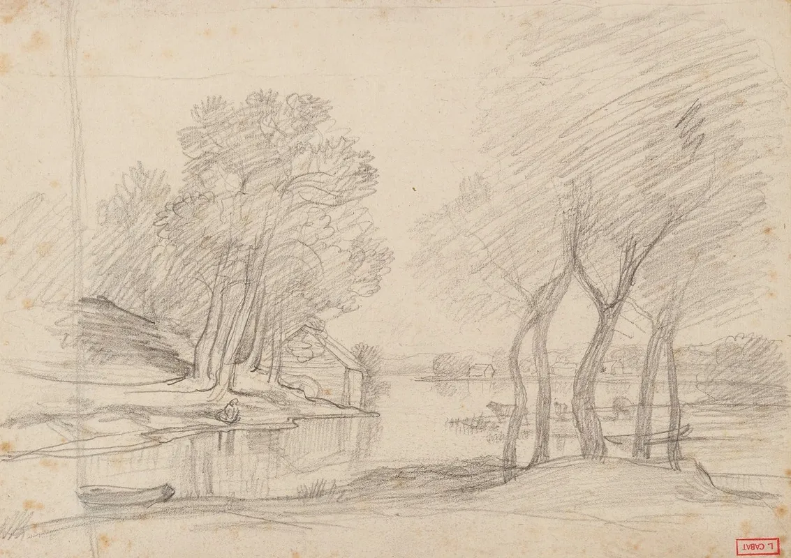 Paysage 27 by Nicolas Louis Cabat - Canvas Print