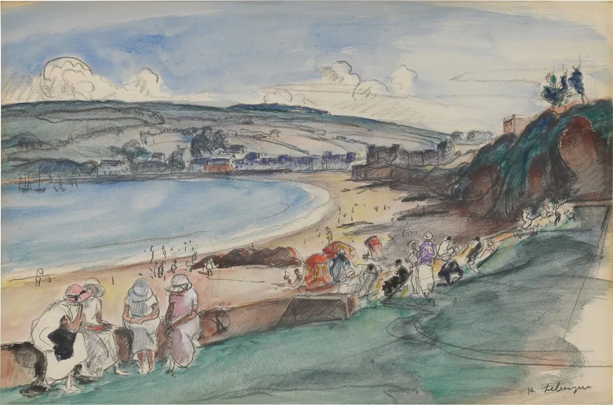 Paysage 38 by Henri Lebasque - Canvas Print