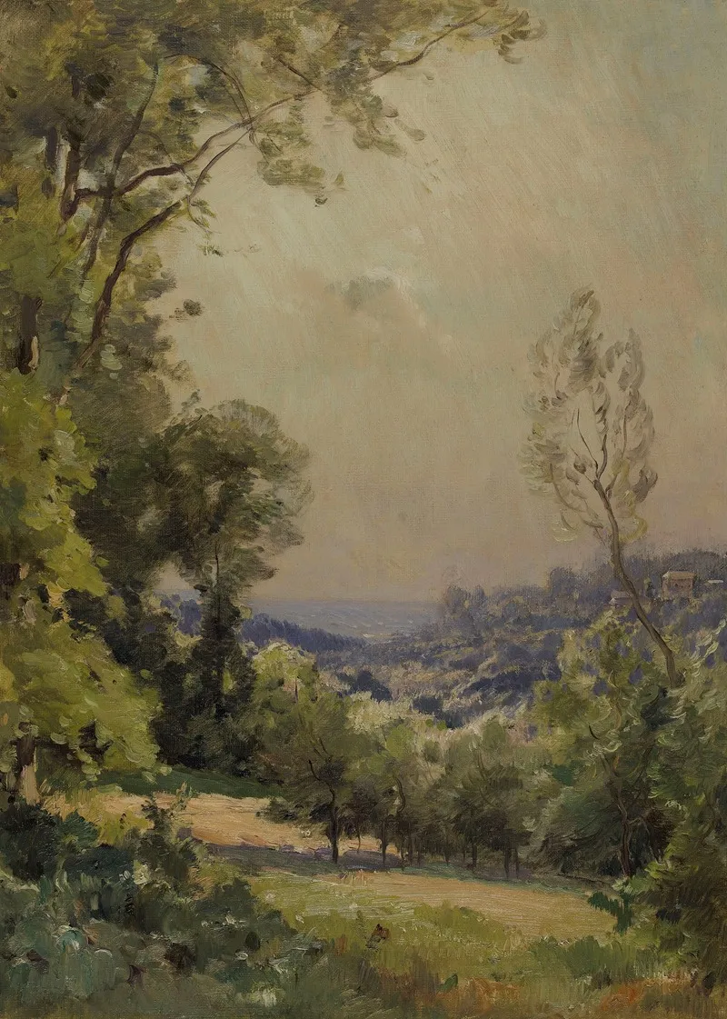 Paysage 4 by Eugène Bourgeois - Canvas Print