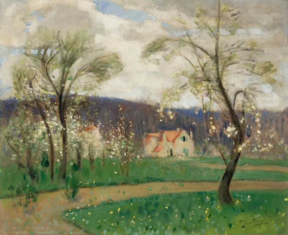 Paysage 59 by Pierre-Eugène Montézin - Canvas Print