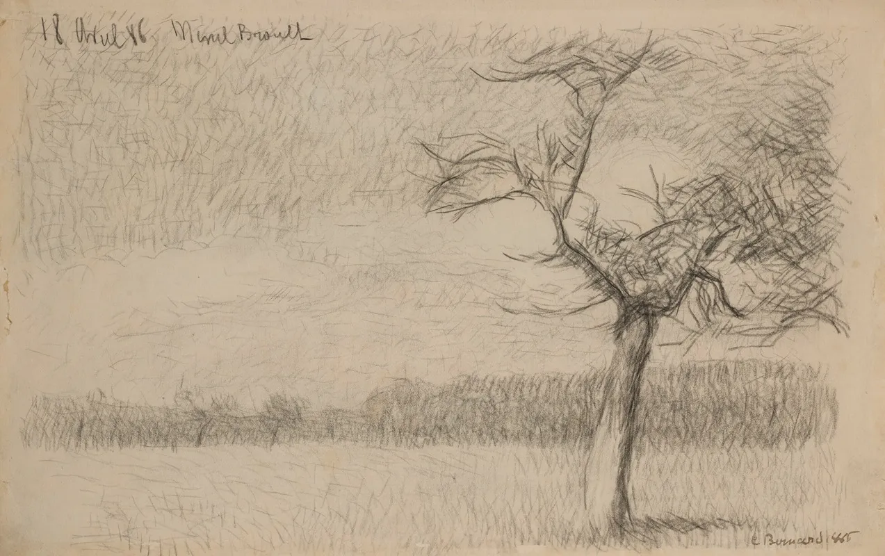 Paysage 65 by Emile Bernard - Canvas Print