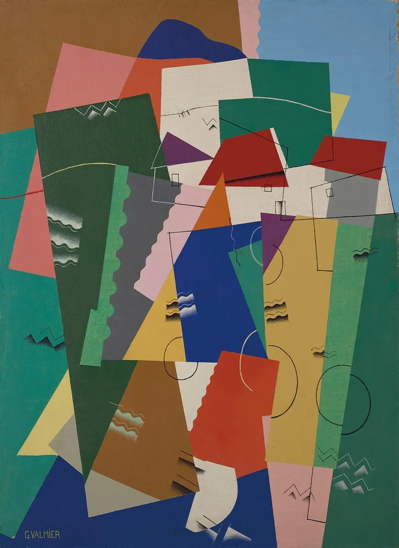 Paysage 69 by Georges Valmier - Canvas Print