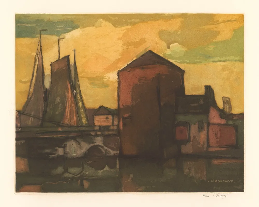 Paysage 74 by Armand Apol - Canvas Print