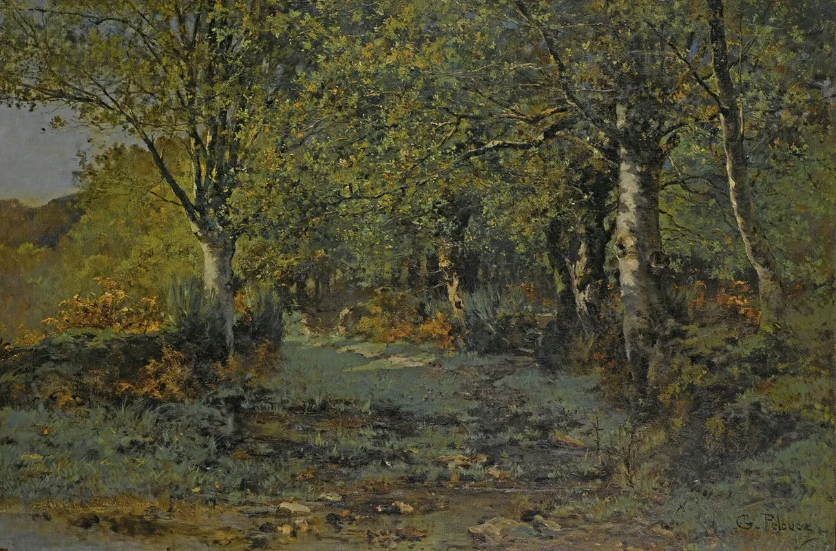 Paysage 8 by Léon-Germain Pelouse - Canvas Print