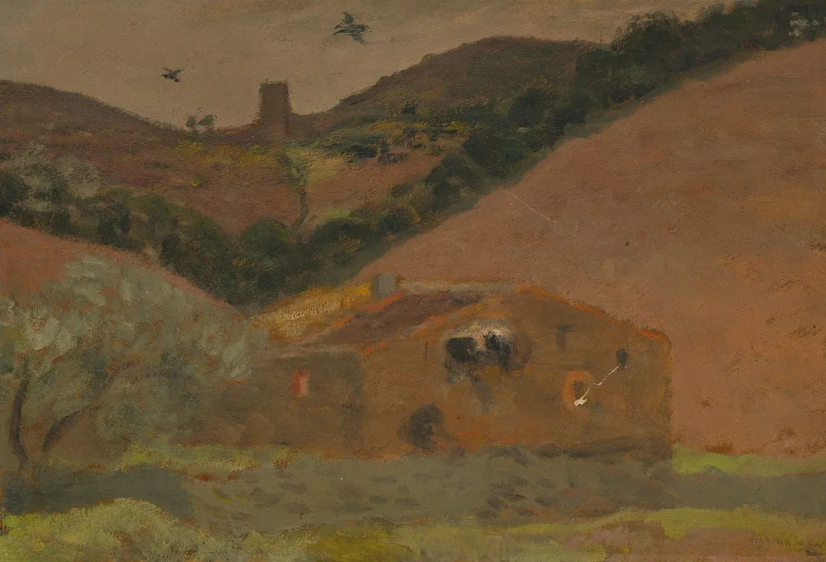 Paysage A Banyuls 2 by Aristide Maillol - Canvas Print