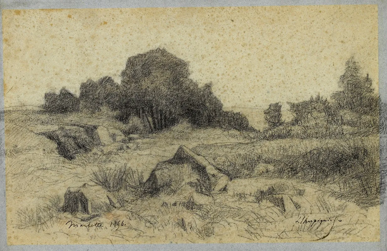 Paysage A Marlotte Fontainebleau