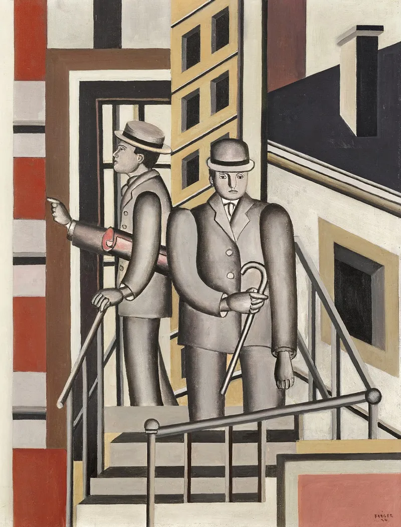 Paysage Anime 2 by Fernand Léger - Canvas Print