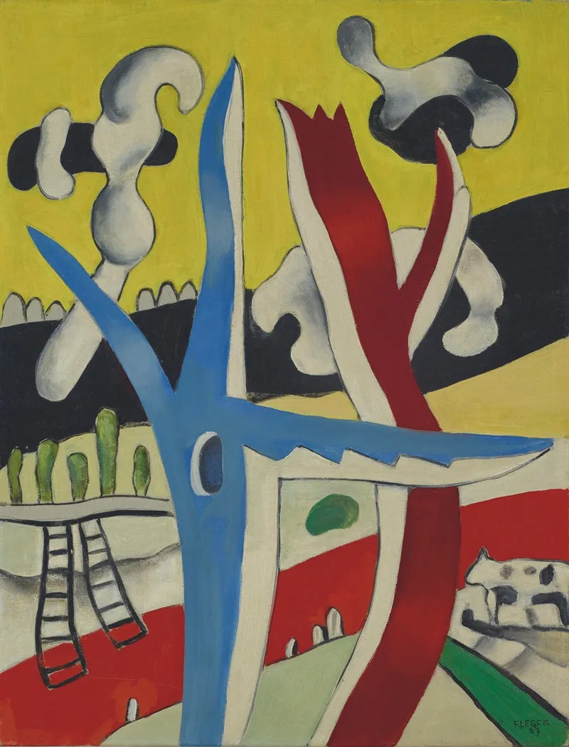 Paysage Anime 3 by Fernand Léger - Canvas Print