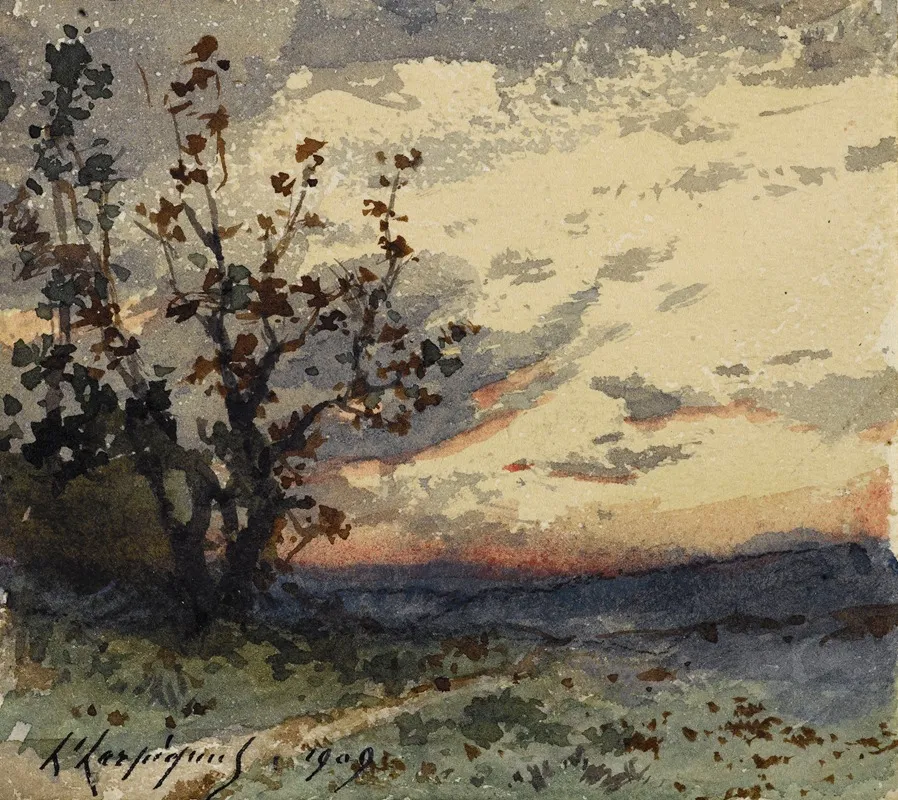 Paysage Au Crepuscule 2