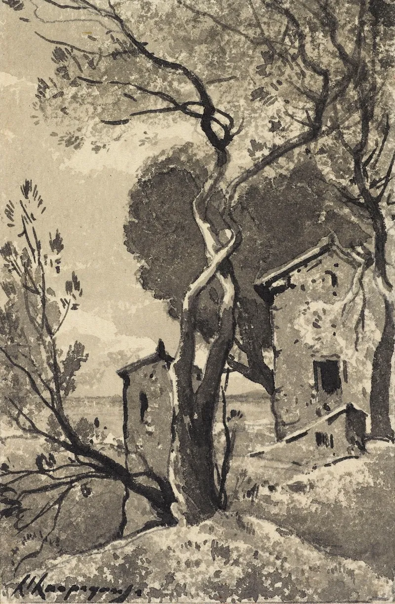 Paysage Avec Des Batiments