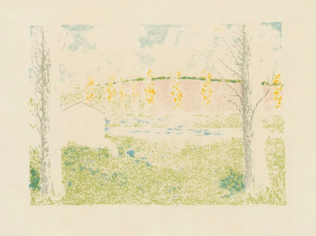 Paysage Avec Maison by Ker-Xavier Roussel - Canvas Print