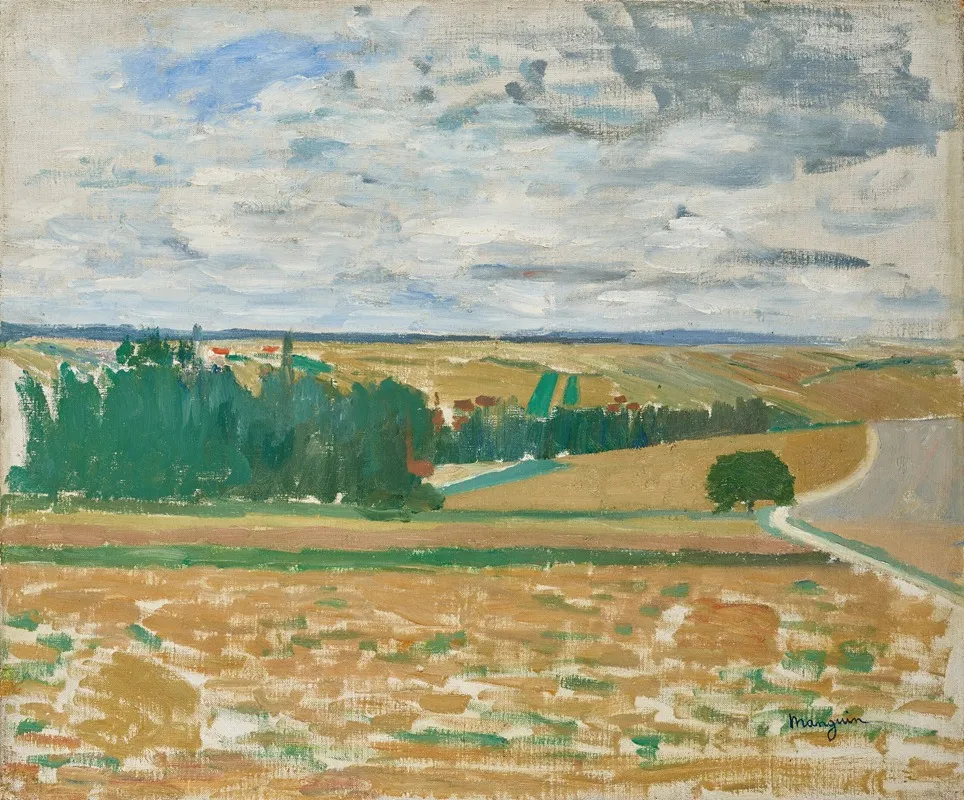 Paysage Beauce by Henri Manguin - Canvas Print
