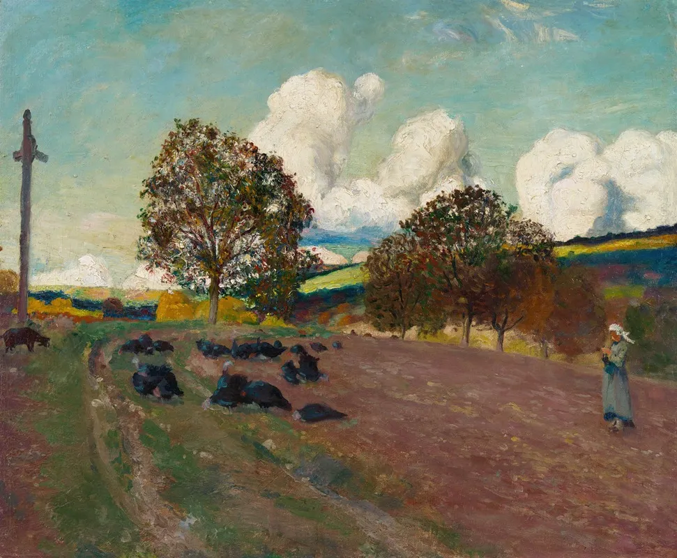 Paysage Breton 4 by Robert Delaunay - Canvas Print