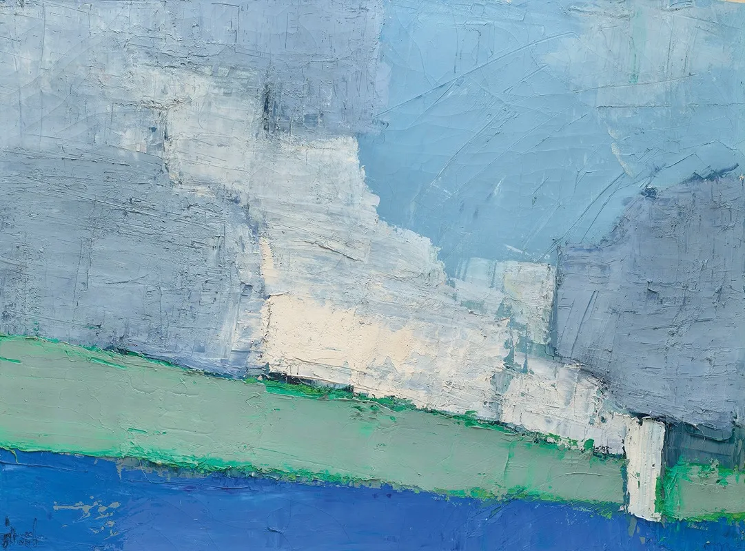 Paysage De Vaucluse No 3 by Nicolas De Staël - Canvas Print