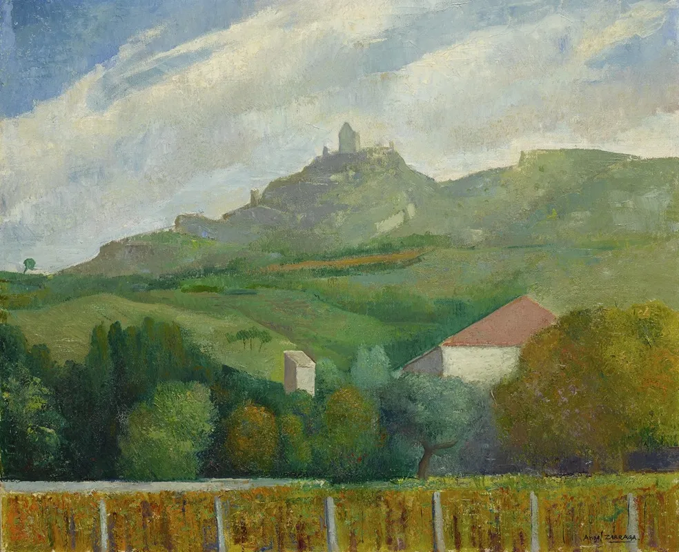 Paysage Dete by Ángel Zárraga - Canvas Print