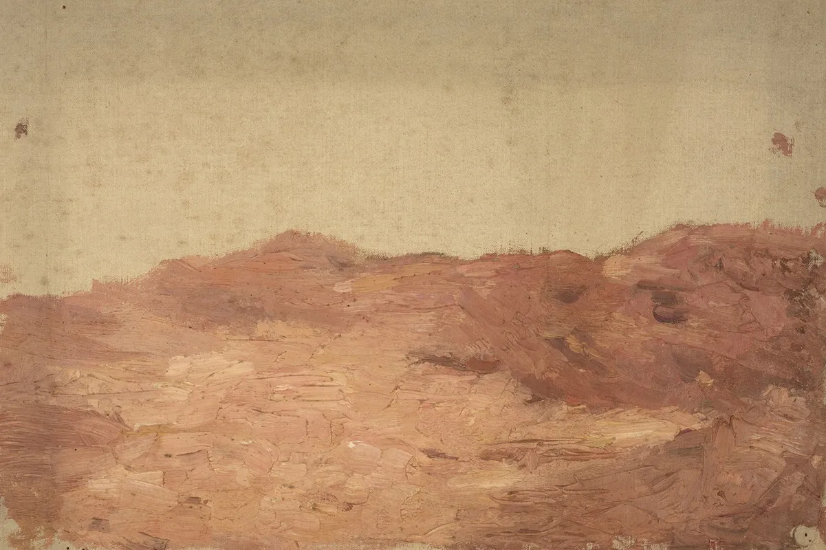 Paysage Montagneux 3 by Jeanne Jegou-Cadart - Canvas Print