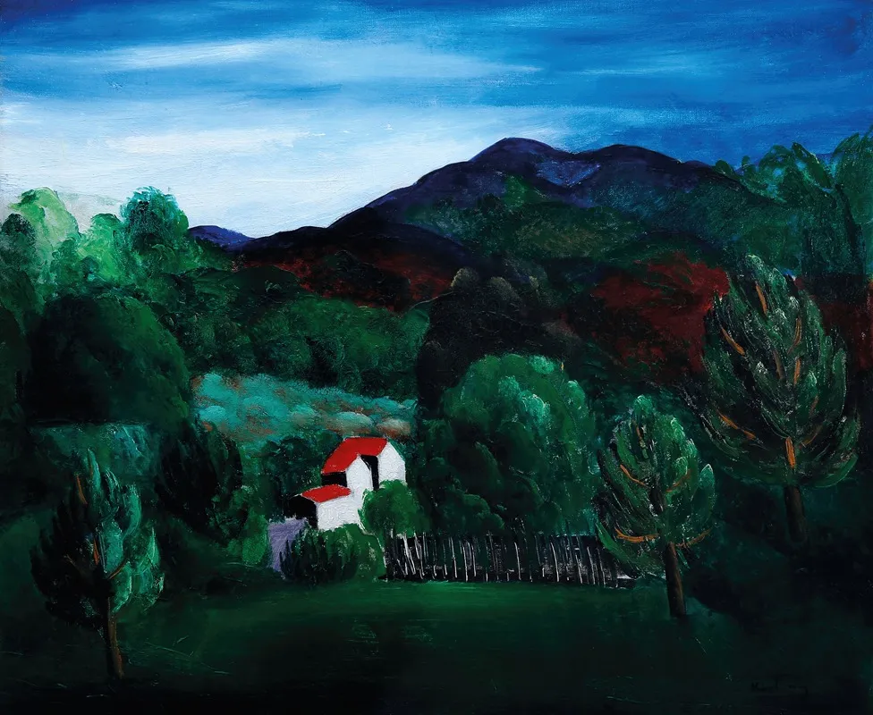 Paysage Provencal 2 by Moïse Kisling - Canvas Print